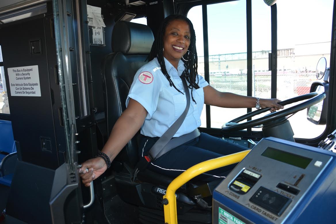 old time bus uniform